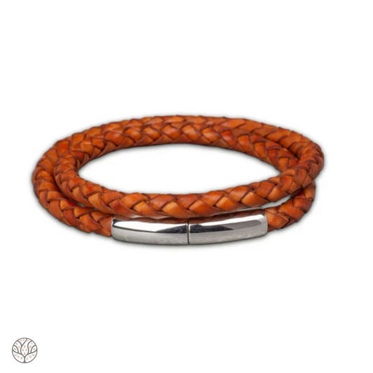 FPU 605 Embrace Armband Gevlochten Leder