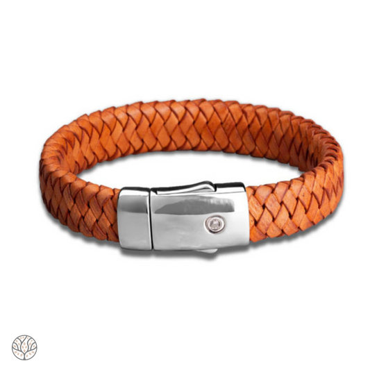 FPU 601 Embrace Armband Gevlochten Leder
