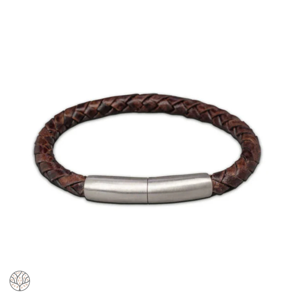 FPU 604 Embrace Armband Gevlochten Leder