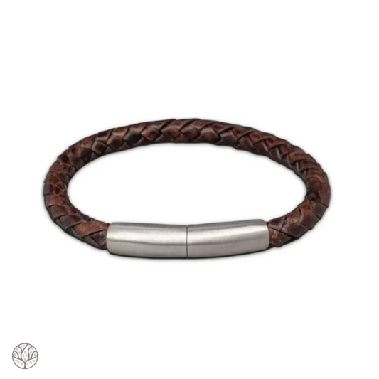 FPU 604 Embrace Armband Gevlochten Leder