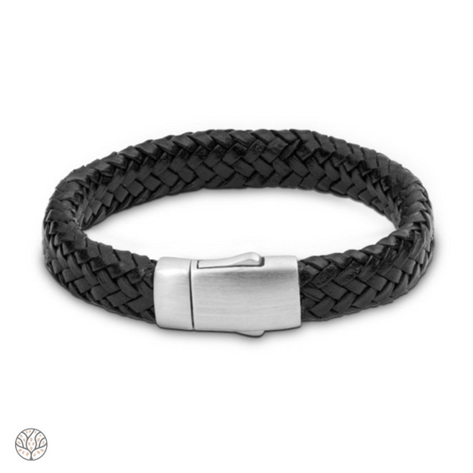 FPU 608 Embrace Armband Gevlochten Leder