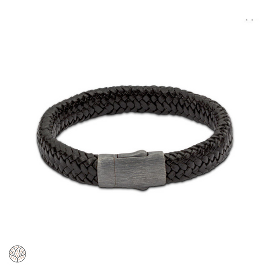 FPU 609 Embrace Armband Gevlochten Leder