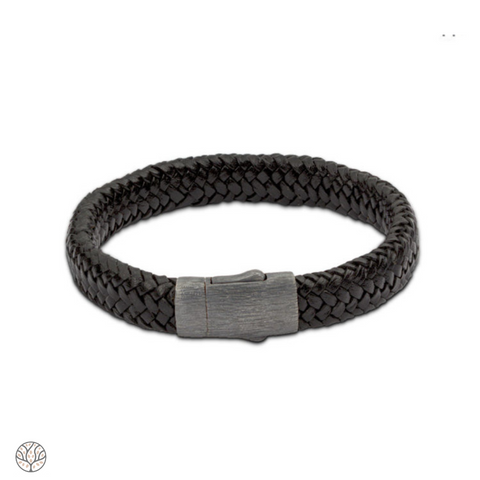 FPU 609 Embrace Armband Gevlochten Leder