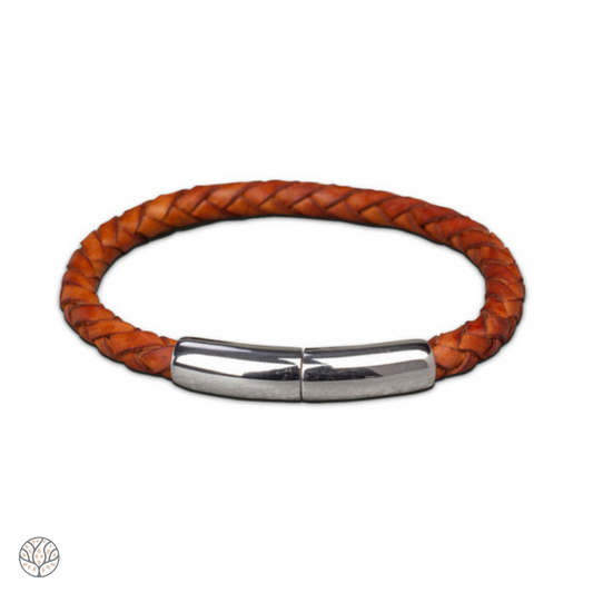FPU 603 Embrace Armband Gevlochten Leder