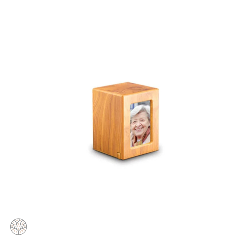 MDF Fotolijst urn- Lichtbruin