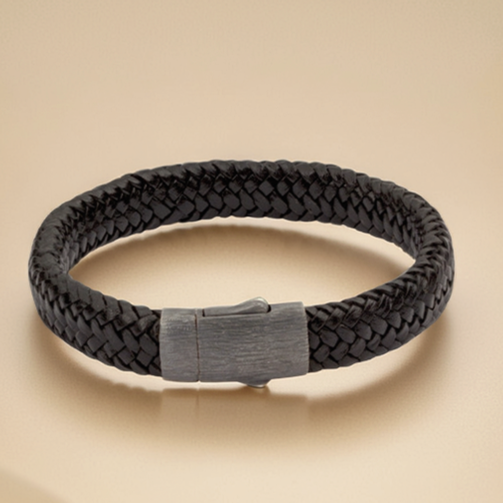 FPU 609 Embrace Armband Gevlochten Leder