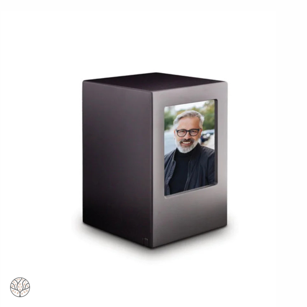 MDF fotolijst urn - Zwart
