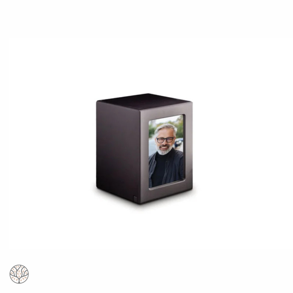 MDF fotolijst urn - Zwart