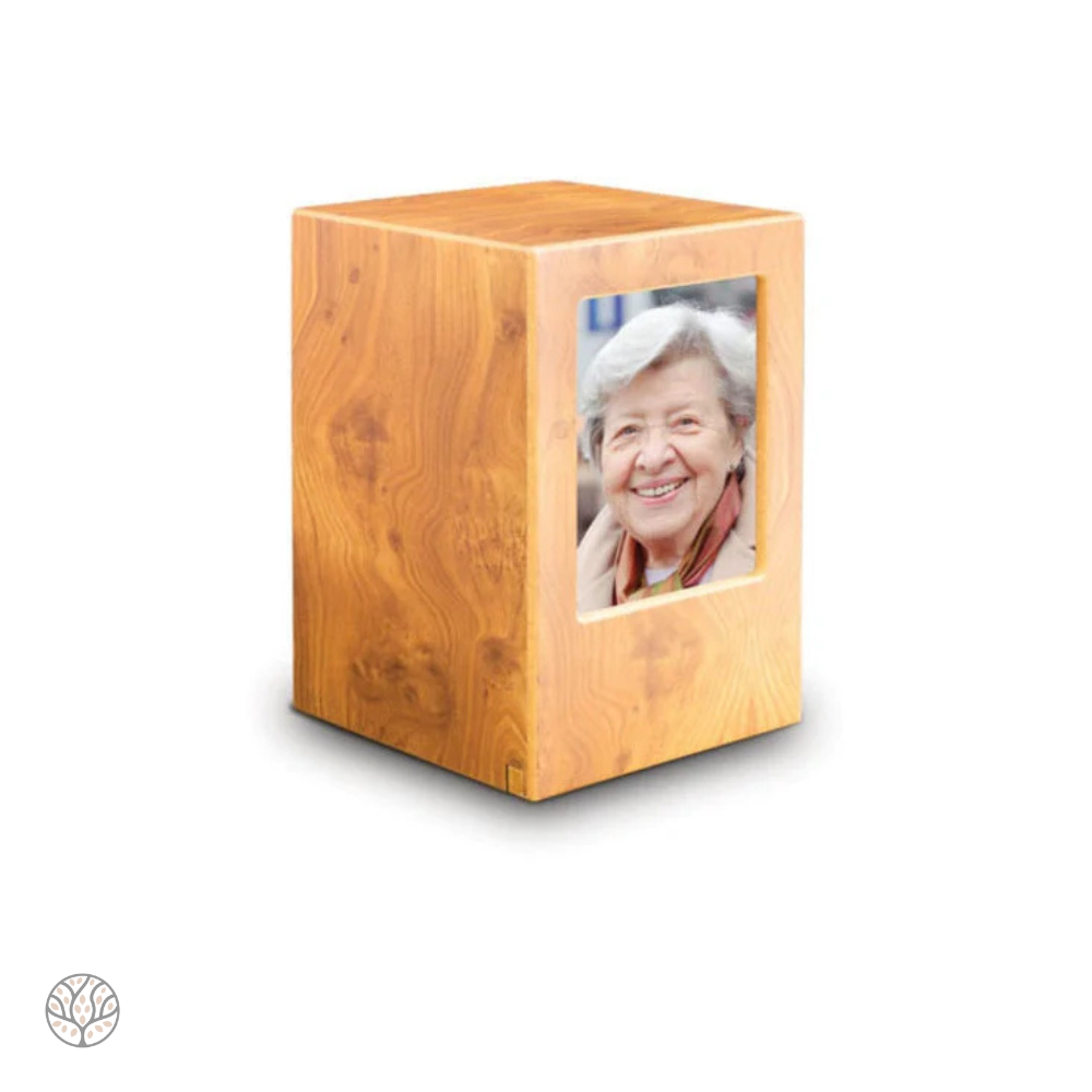 MDF Fotolijst urn- Lichtbruin