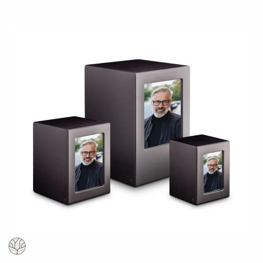 MDF fotolijst urn - Zwart