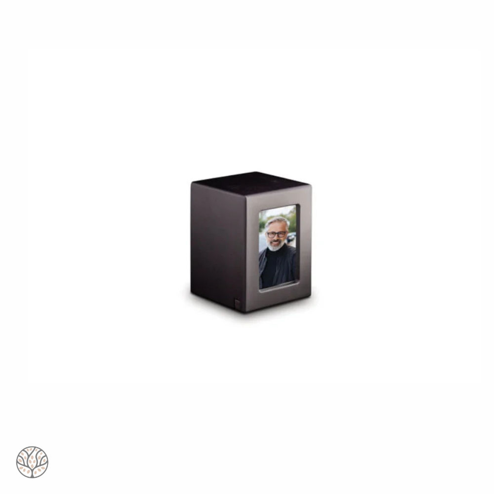 MDF fotolijst urn - Zwart