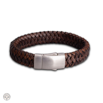 FPU 602 Embrace Armband Gevlochten Leder