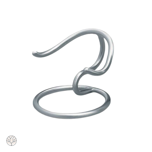 Standaard keepsake hart - Zilver