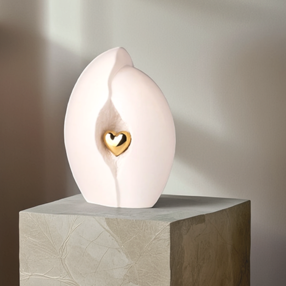 Keramische urn hart
